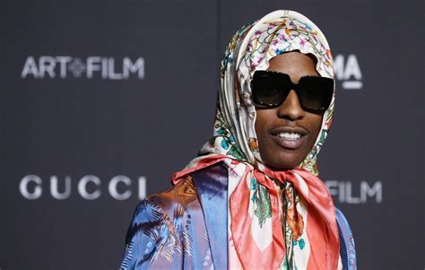 asap rocky gucci scarf|babushka boi asap rocky.